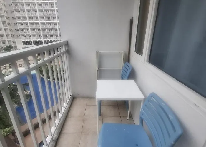 Amenity Pool View 1 Bedroom Balcony Moa Smx Ikea Shore002 Apartment